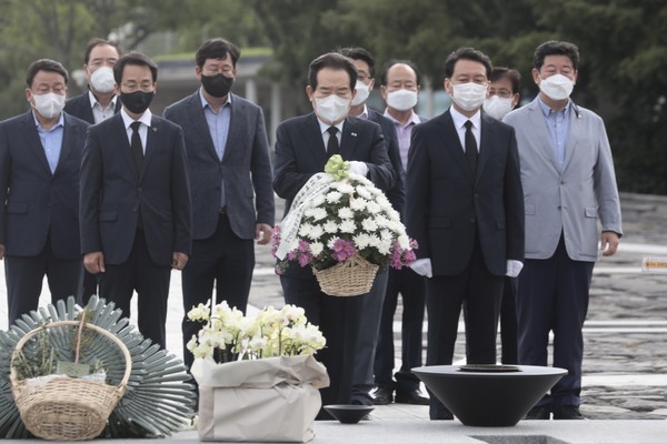 6월 29일, 고(故) 노무현 전 대통령 묘역 참배