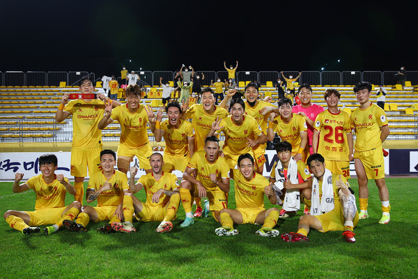 8월 24일 성남FC와의 경기 승리단체사진